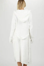 Load image into Gallery viewer, White Cozy Knit Robe

