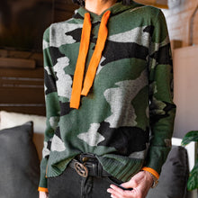 Load image into Gallery viewer, Camo Cashmere Hoodie

