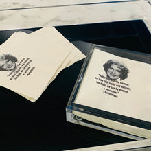 Load image into Gallery viewer, Betty White Cocktail Napkin Set
